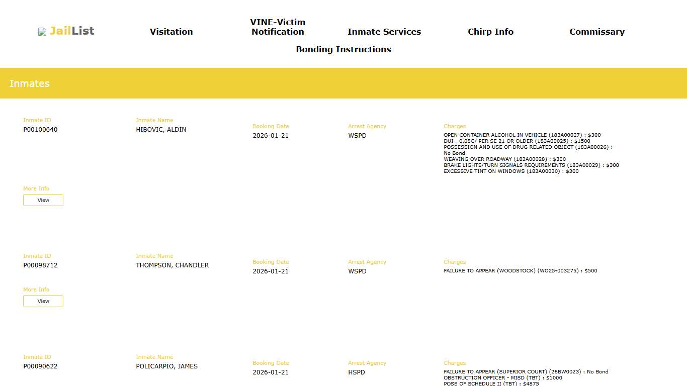 Cherokee County | Inmate Search
